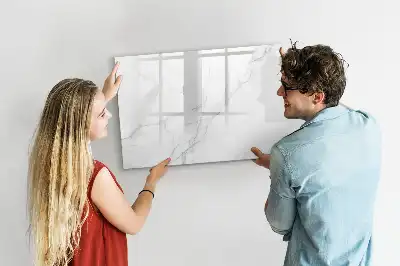 Quadro magnético para desenho acabamento decorativo marmorizado