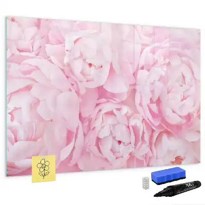 Quadro magnético para escrever modelo flores em flor