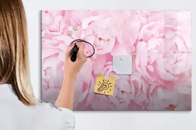 Quadro magnético para escrever modelo flores em flor