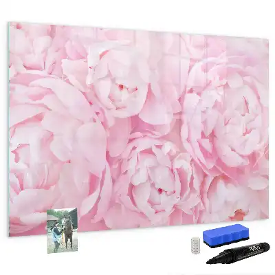 Quadro magnético para escrever modelo flores em flor