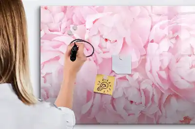 Quadro magnético para escrever modelo flores em flor