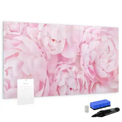 Quadro magnético para escrever modelo flores em flor