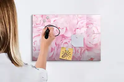 Quadro magnético para escrever modelo flores em flor