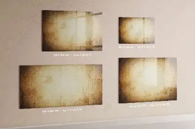 Quadro magnético para desenhar modelo mapa-múndi antigo