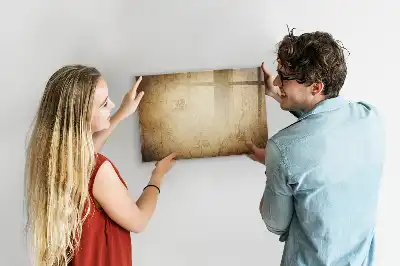 Quadro magnético para desenhar modelo mapa-múndi antigo