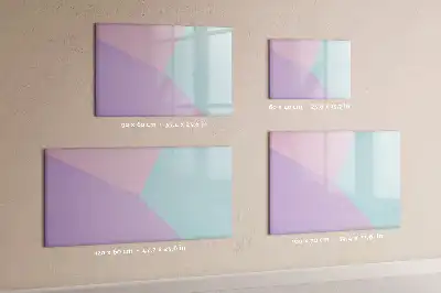 Quadro magnético para desenhar estampa em padrão pastel