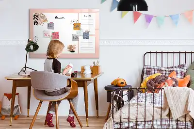 Quadro magnético para escrever notas de planner