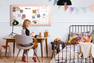 Quadro magnético para escrever notas de planner