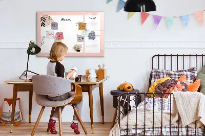 Quadro magnético para escrever notas de planner