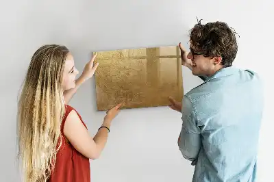 Quadro magnético para escrever parede decorativa