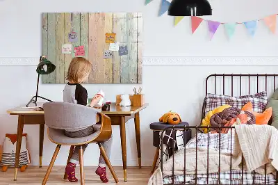 Quadro magnético para desenhar com tábuas coloridas