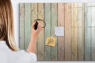 Quadro magnético para desenhar com tábuas coloridas