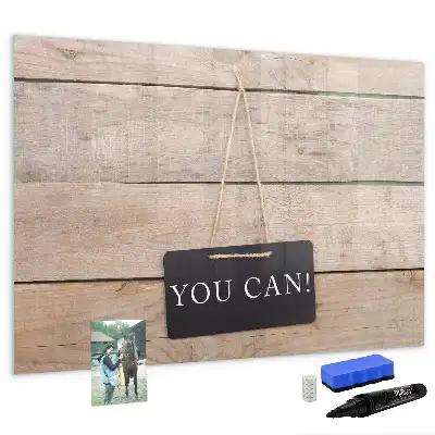 Quadro magnético para desenhar com a frase você consegue