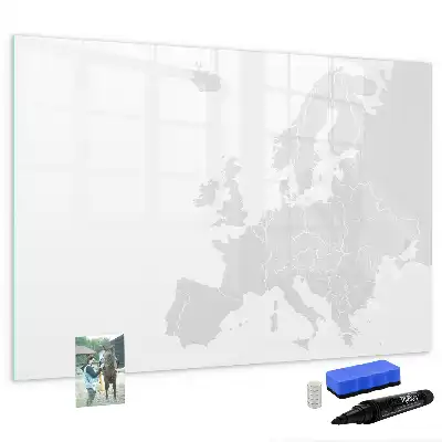 Mapa da Europa quadro magnético para desenhar