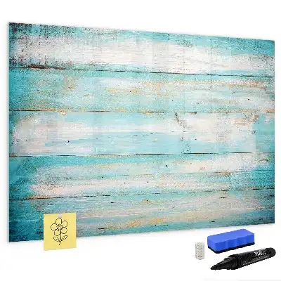 Quadro magnético para escrever tábuas azuis