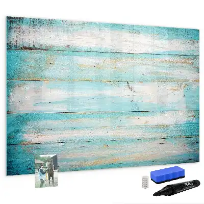 Quadro magnético para escrever tábuas azuis