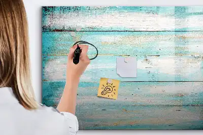 Quadro magnético para escrever tábuas azuis