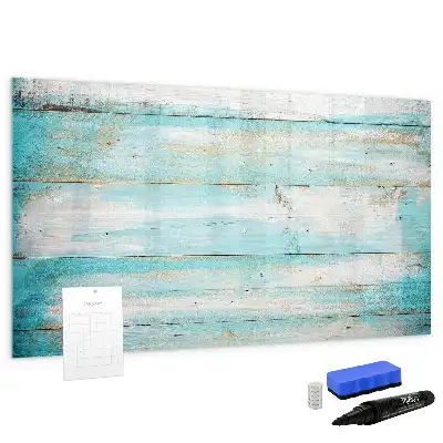 Quadro magnético para escrever tábuas azuis