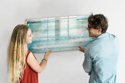 Quadro magnético para escrever tábuas azuis