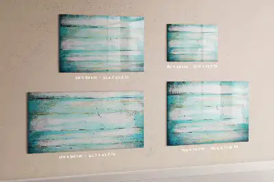 Quadro magnético para escrever tábuas azuis