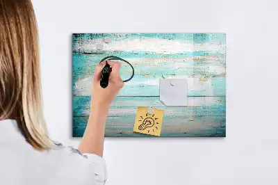 Quadro magnético para escrever tábuas azuis