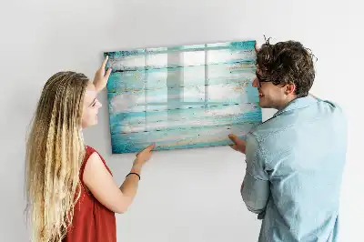 Quadro magnético para escrever tábuas azuis