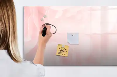 Quadro magnético para escrever estampa de rosas abertas