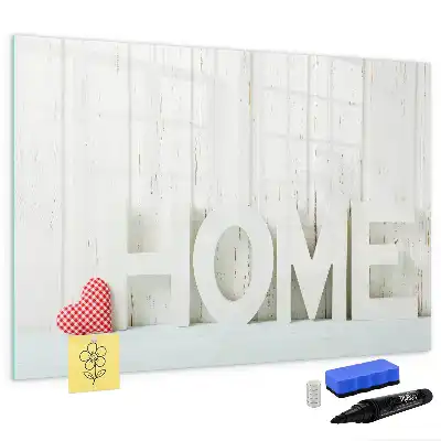 Quadro magnético para escrever modelo Texto Lar