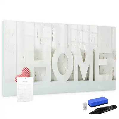 Quadro magnético para escrever modelo Texto Lar