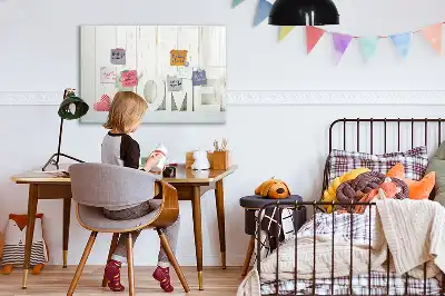 Quadro magnético para escrever modelo Texto Lar