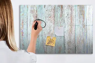 Quadro magnético para escrita em madeira tom pastel