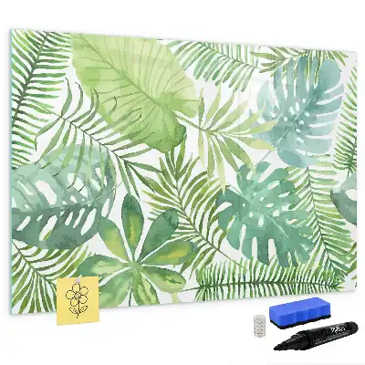 Quadro magnético para desenhar folhas exóticas