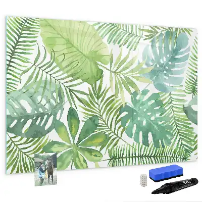 Quadro magnético para desenhar folhas exóticas