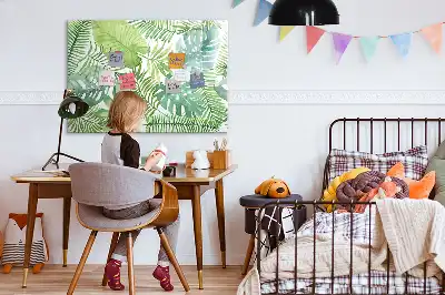 Quadro magnético para desenhar folhas exóticas