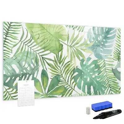 Quadro magnético para desenhar folhas exóticas