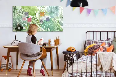 Quadro magnético para desenhar folhas exóticas