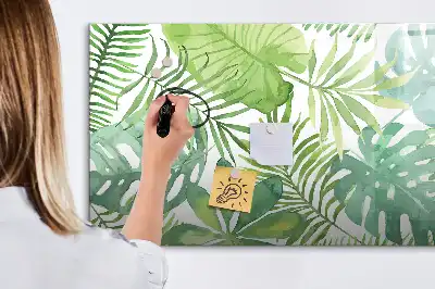 Quadro magnético para desenhar folhas exóticas