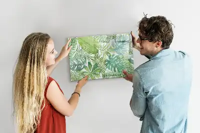 Quadro magnético para desenhar folhas exóticas