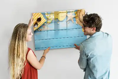 Quadro magnético para desenho acessório de praia