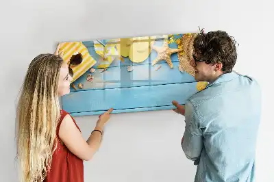 Quadro magnético para desenho acessório de praia