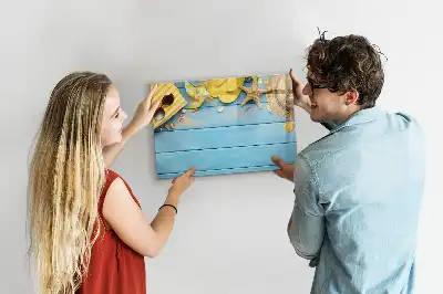 Quadro magnético para desenho acessório de praia