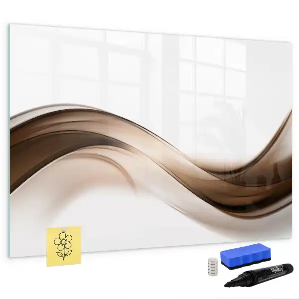 Quadro magnético para desenhar estampa abstração de linhas