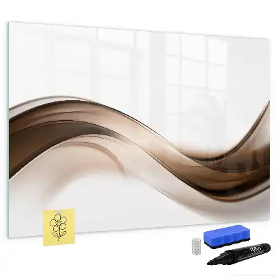 Quadro magnético para desenhar estampa abstração de linhas