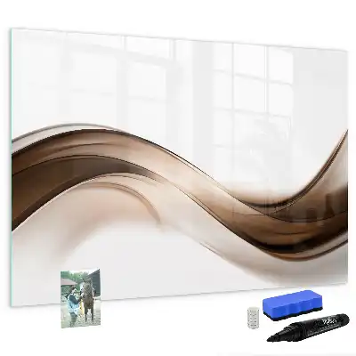 Quadro magnético para desenhar estampa abstração de linhas
