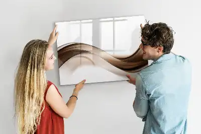 Quadro magnético para desenhar estampa abstração de linhas