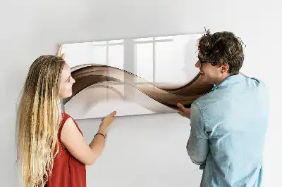 Quadro magnético para desenhar estampa abstração de linhas