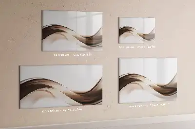 Quadro magnético para desenhar estampa abstração de linhas