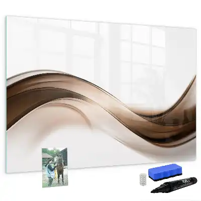 Quadro magnético para desenhar estampa abstração de linhas