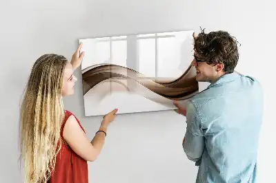 Quadro magnético para desenhar estampa abstração de linhas
