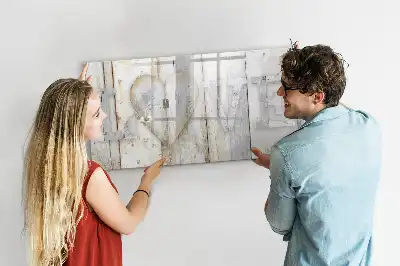 Quadro magnético para escrita modelo Texto Amor